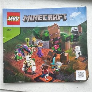 LEGO Minecraft Jungle Adventure Set - Green and Brown- instructions only